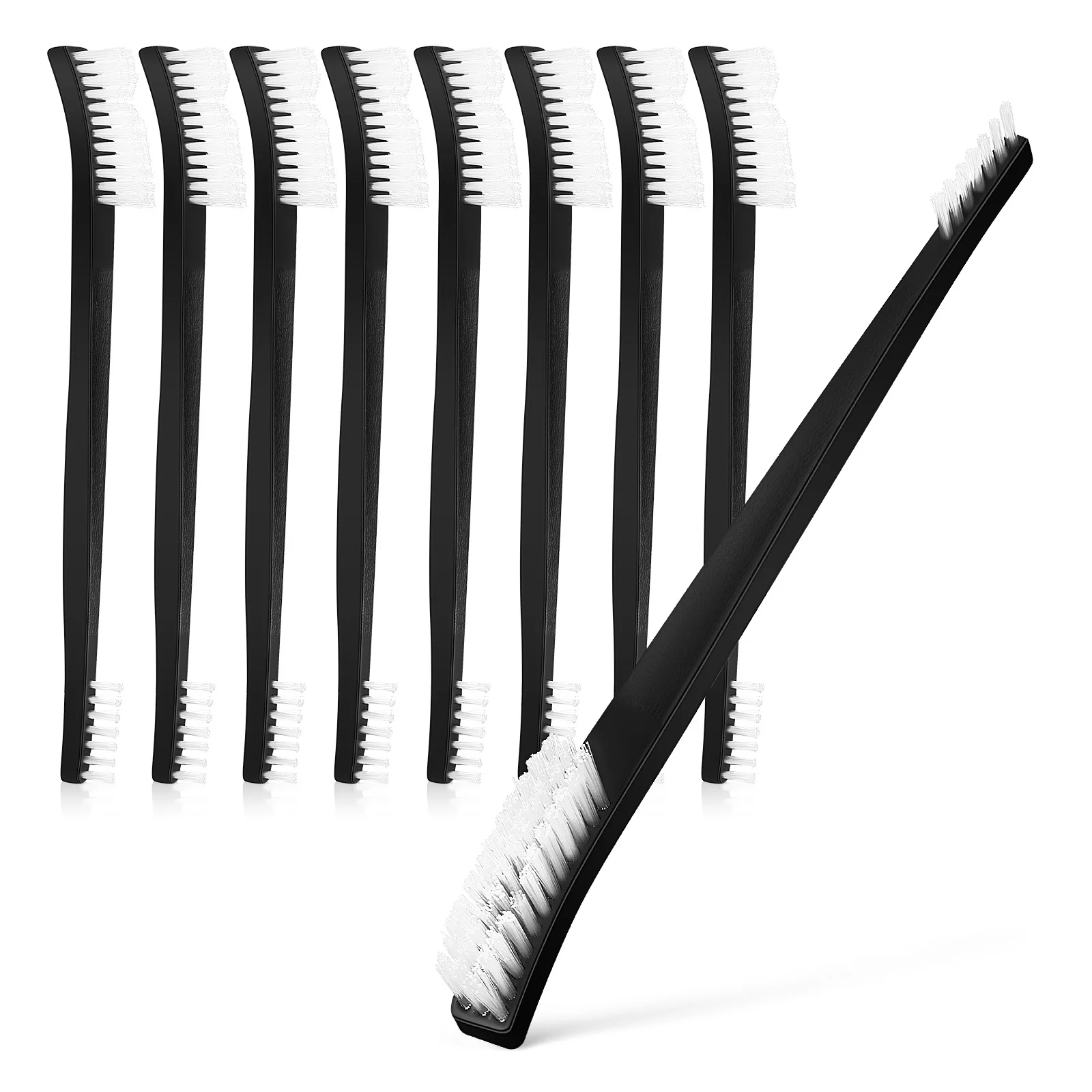 

9 Pcs Cleaning Brush Household Brushes Cleansing Gap Cleaner Double Head Crevice Hairbrush Small Blind