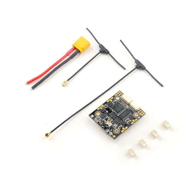 

Happymodel ELRS X1 AIO 2-4S F4 Контроллер полета со встроенным 12 а 4 в 1 SPI ExpressLRS 2,4 ГГц приемник ESC Для Зубочисток FPV радиоуправляемого дрона