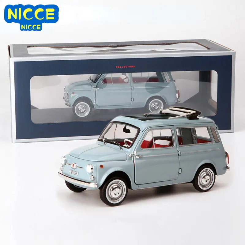 

Nicce 1:18 1964 Fiat 500 Giardiniera High Simulation Diecast Car Metal Alloy Model Car Toys for Children Gift Collection