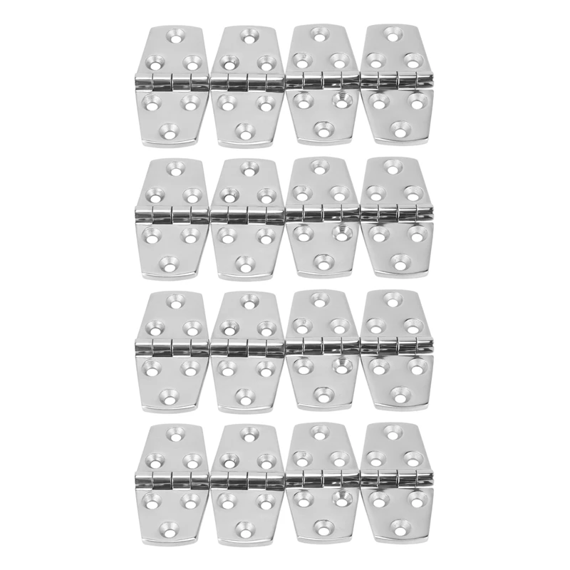 

16 шт., петли из нержавеющей стали для морской лодки, яхты, 76x38 мм