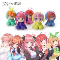 5pcsset the quintessential quintuplets anime figures toys cute nakano ichika nino miku yotsuba itsuki figurine action pvc model