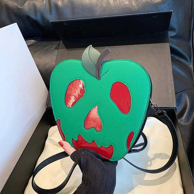 

Y2k Korean Women Goth Halloween Cartoon Top Handle Bag Funny Green Pumpkin Sling Shoulder Crossbody Handbags Crossbody Tote Bags