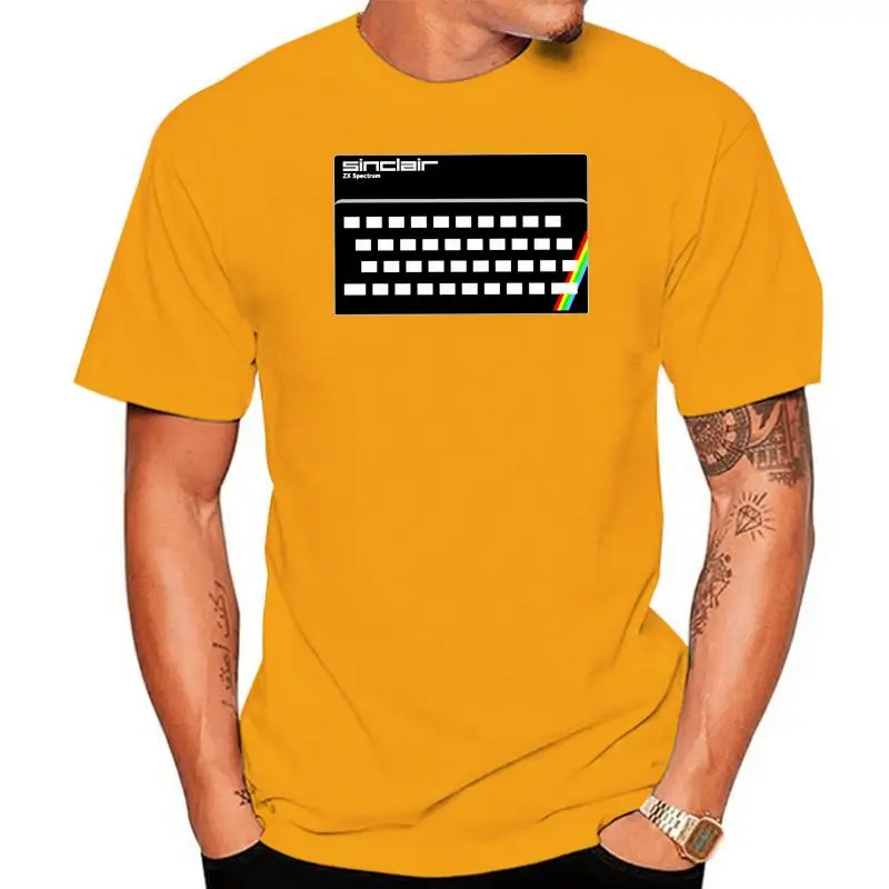 

Zx Spectrum Pc T Shirt Knitted Fashion Anti-Wrinkle Pattern Spring Pictures Cotton O Neck Shirt