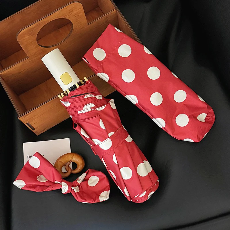 

Автоматический Универсальный Женский Солнцезащитный Зонт Wave Point, Большой Ретро-стиль