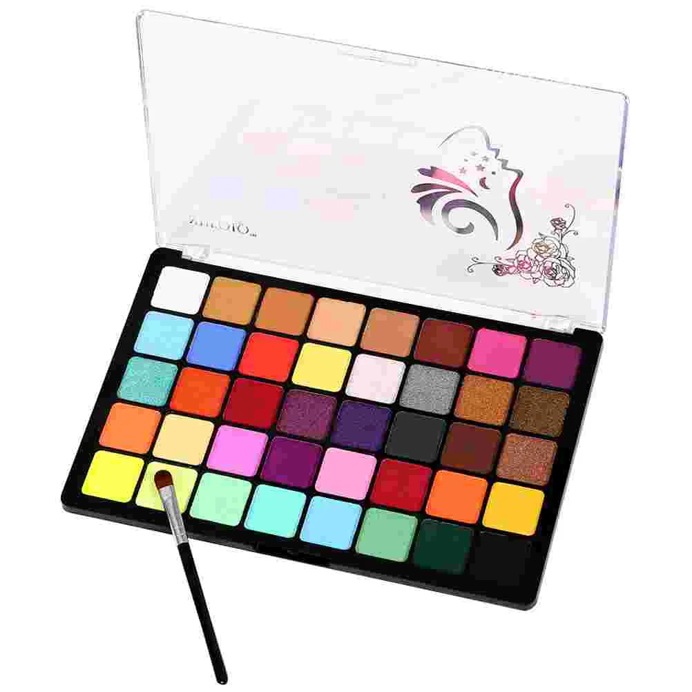 

Water Soluble Body Color Theory Makeup Palette Activated Eyeliner Face Facepaint Kit Painting Pigment Powder Based Child