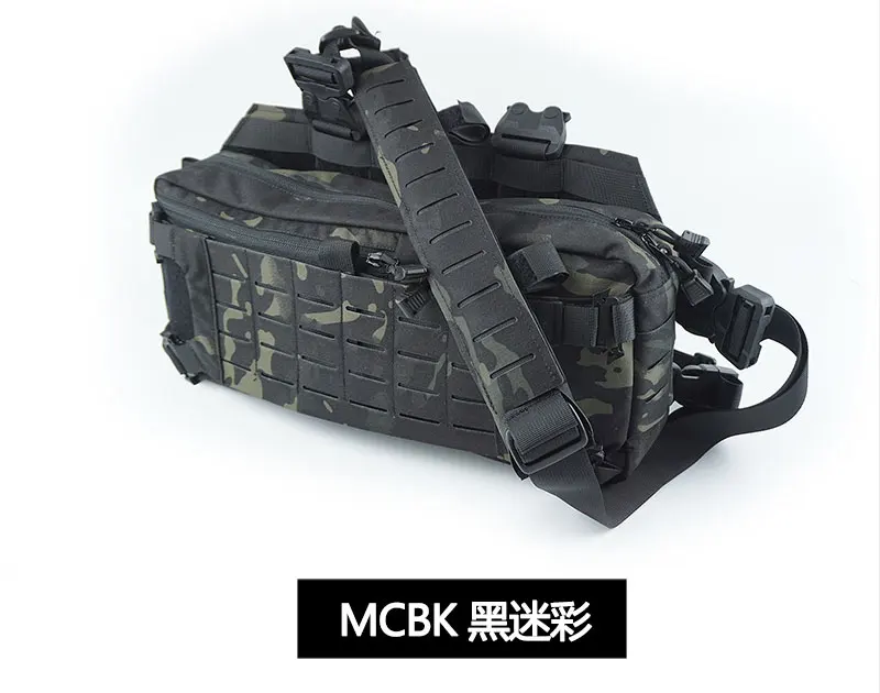 Outdoor MOLLE Military Multi-function Backpack Chest Bag Outdoor Modular Tactical One-shoulder Briefcase
