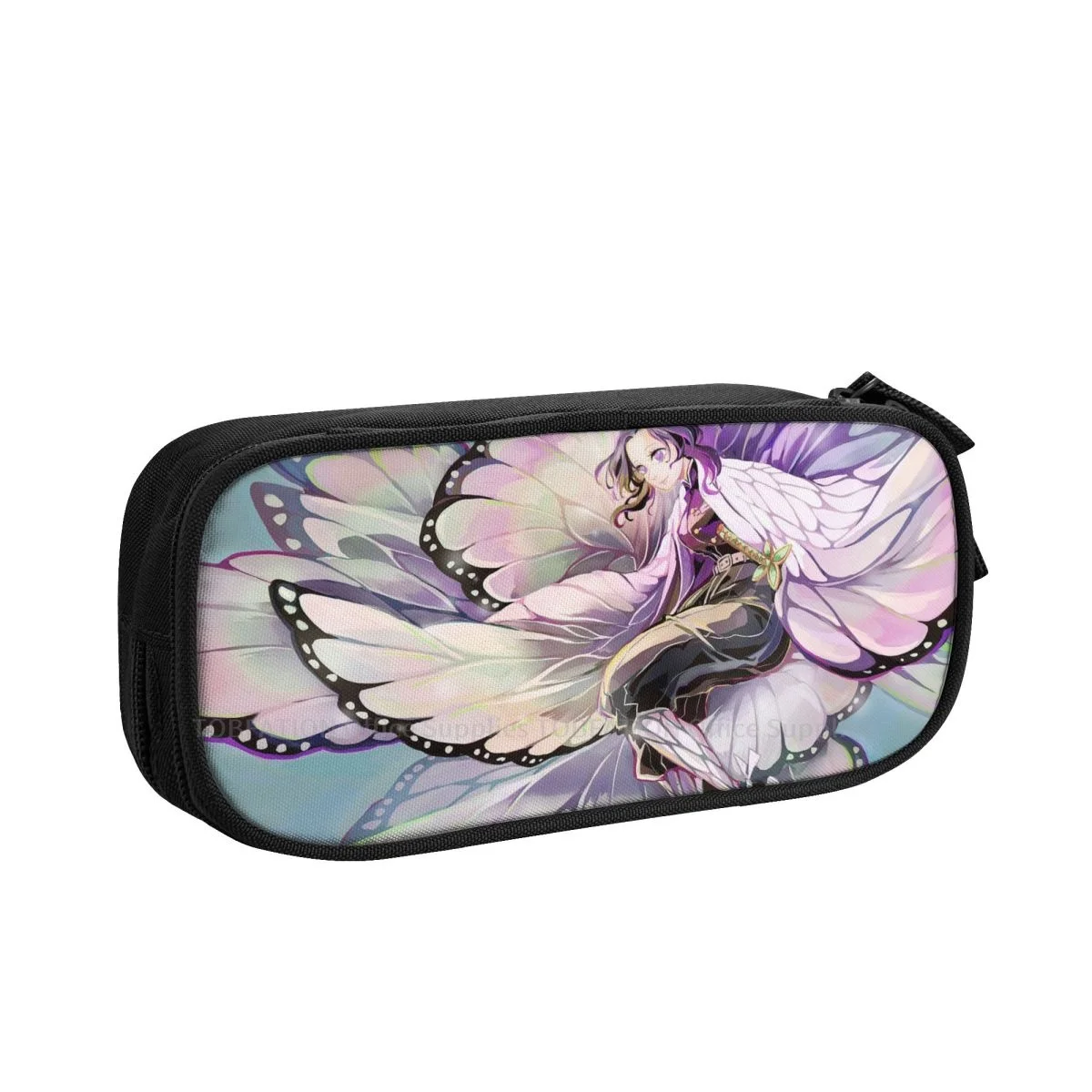 

Shinobu Pencase Demon Slayer Anime Pencil Bag Teenage Student Stationary Bags Large Capacity Double Zipper