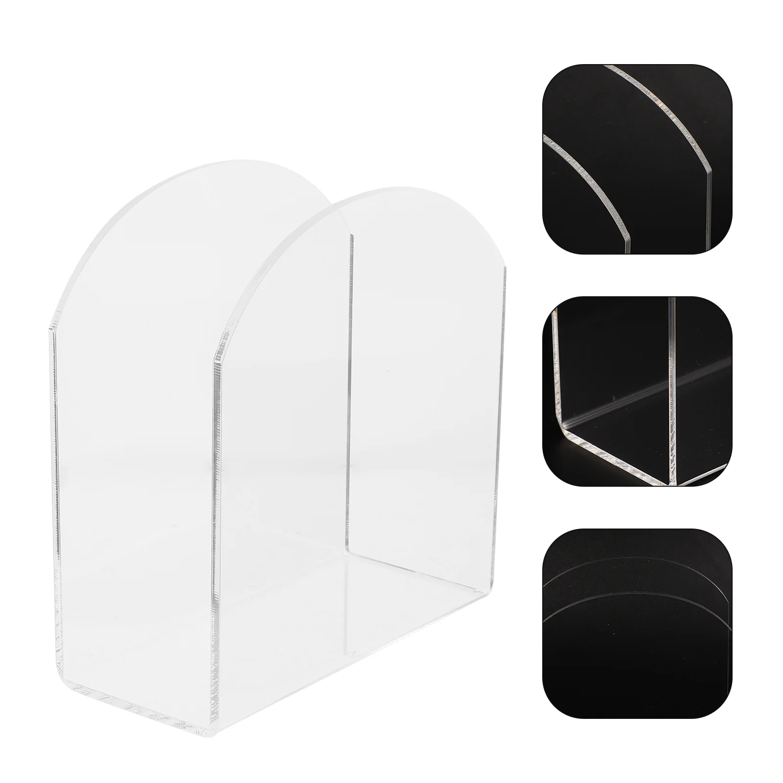 

Napkin Holder Stand Tissue Dispenser Kitchen Clear Guest Paper Decorative Towel Storage Rack Restaurant Basket Dinner Modern