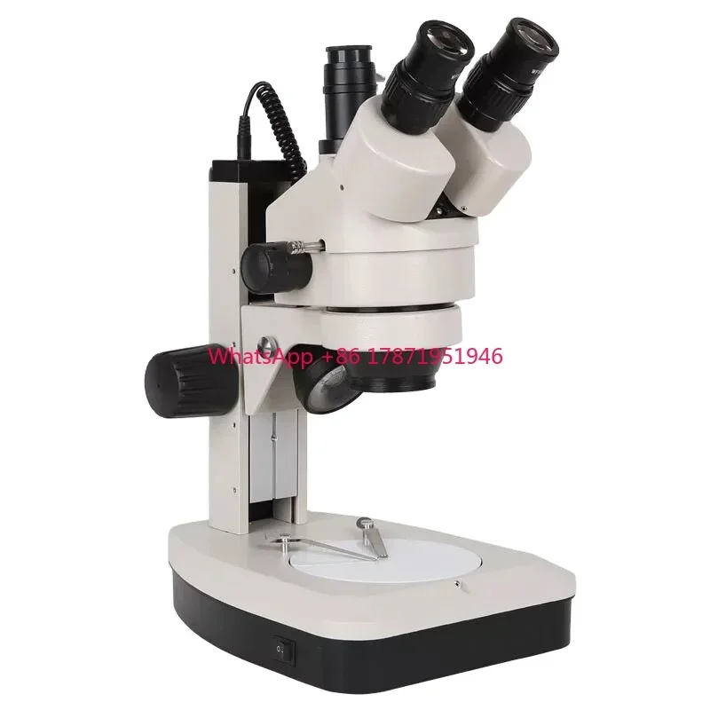 XTL-165-MT 7X-45X промышленный микроскоп для ремонта мобильных устройств тринокулярный
