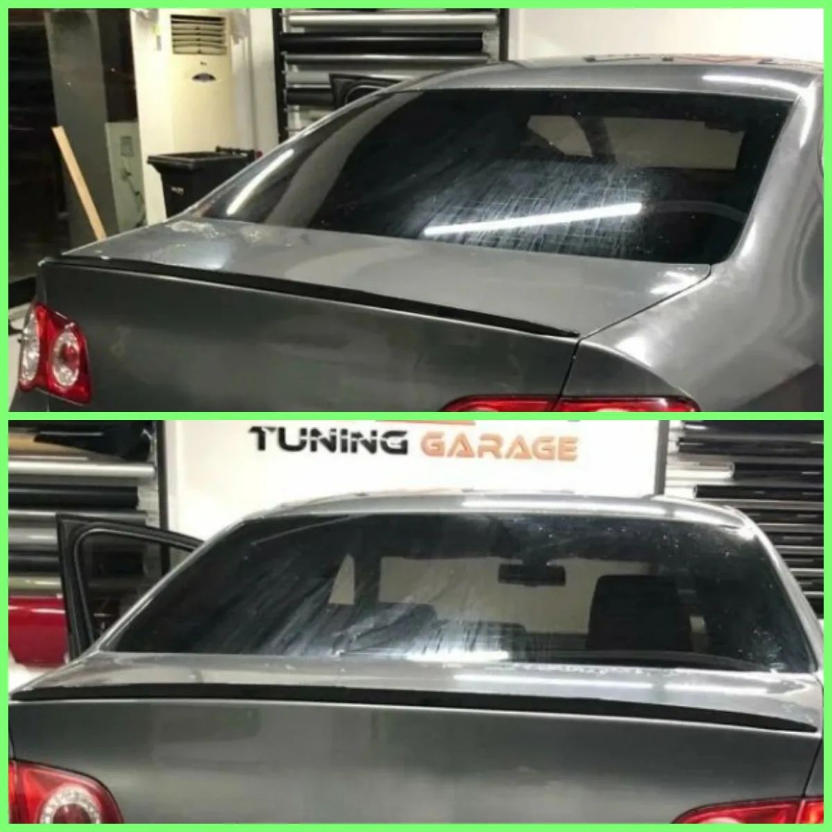 Спойлер заднего багажника для Volkswagen Passat B6 2005-2011 глянцевый черный