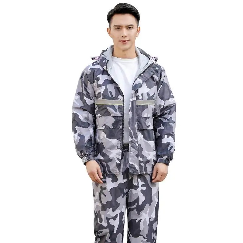 

Outdoor Raincoat Women Waterproof Hoodie Riding Raincoat Woman Running Overalls Raincoat Men Chubasquero Mujer Rain Gear