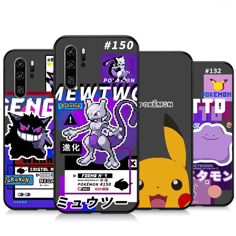 

Pikachu Pokemon Phone Cases For Huawei Honor P Smart Z P Smart 2019 P Smart 2020 P20 P20 Lite P20 Pro Back Cover Coque Funda