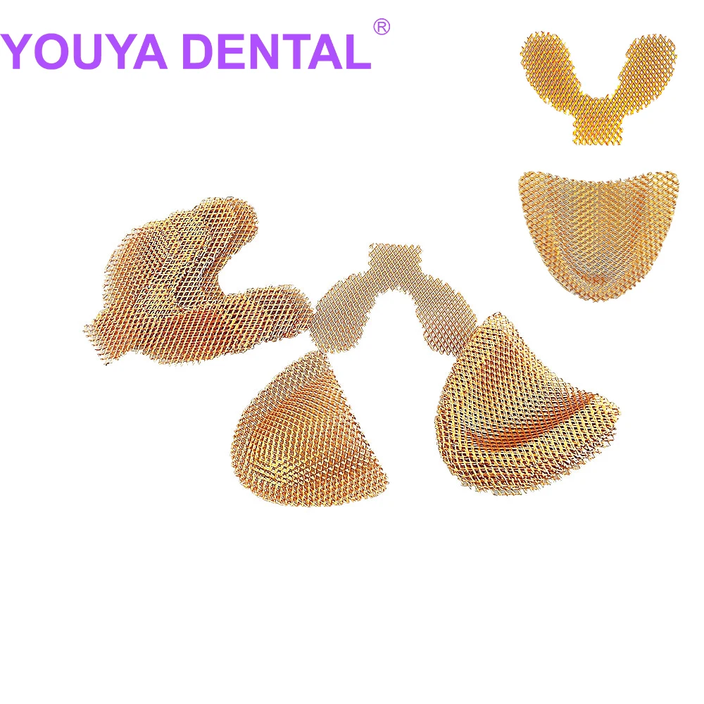 

20Pcs/Bag Dental Impression Metal Net Tray Used For Strengthen Upper Teeth/Lower Teeth Dental Impression Tray Dentistry Material