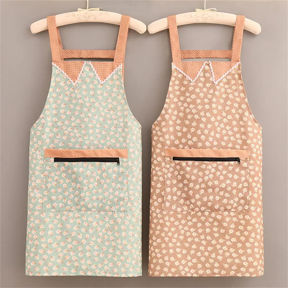 

Высококачественные износостойкие вместительные карманы для обеденной талии, модные бытовые инструменты для уборки, женский летний фартук, 1 ~ 5 шт.