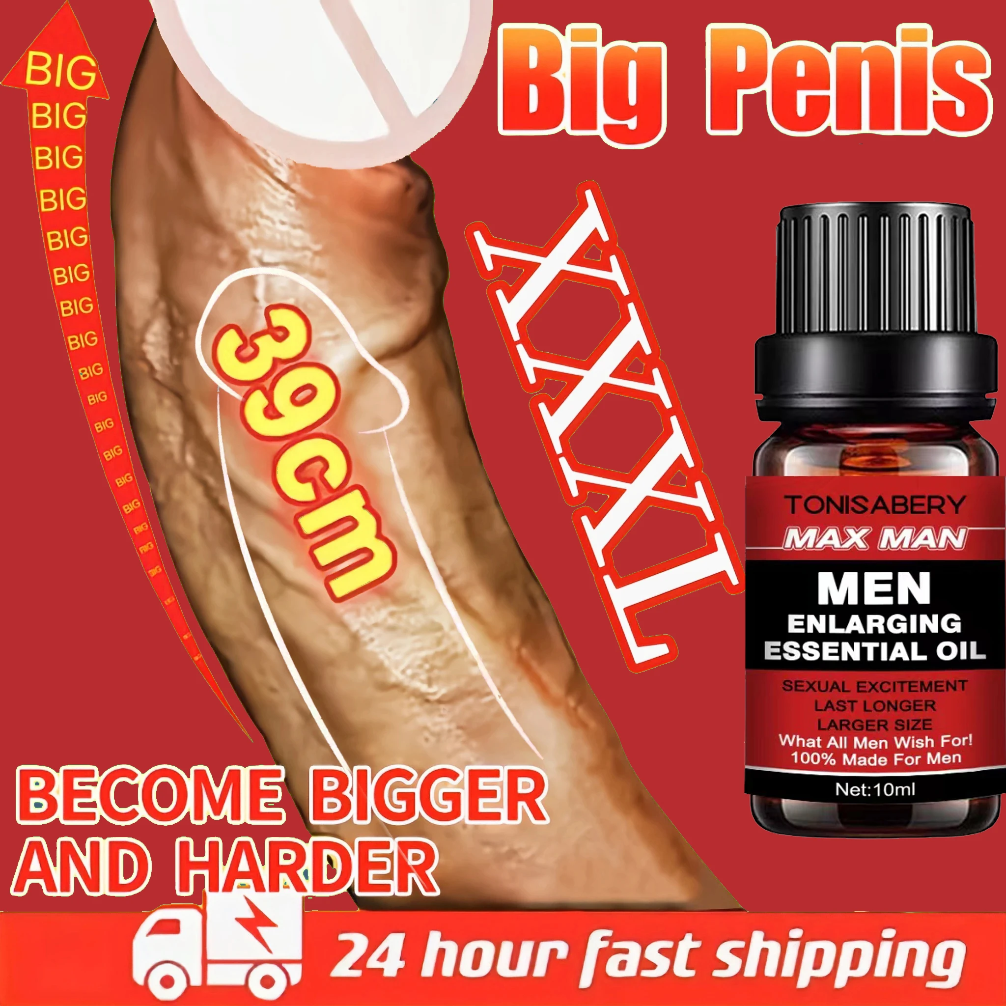 

Penies Enlargment Oil Penis Thickening Growth Oil Big Dick Enlarge For Men Strengthen Erection Big Cock Increase Massag Oils