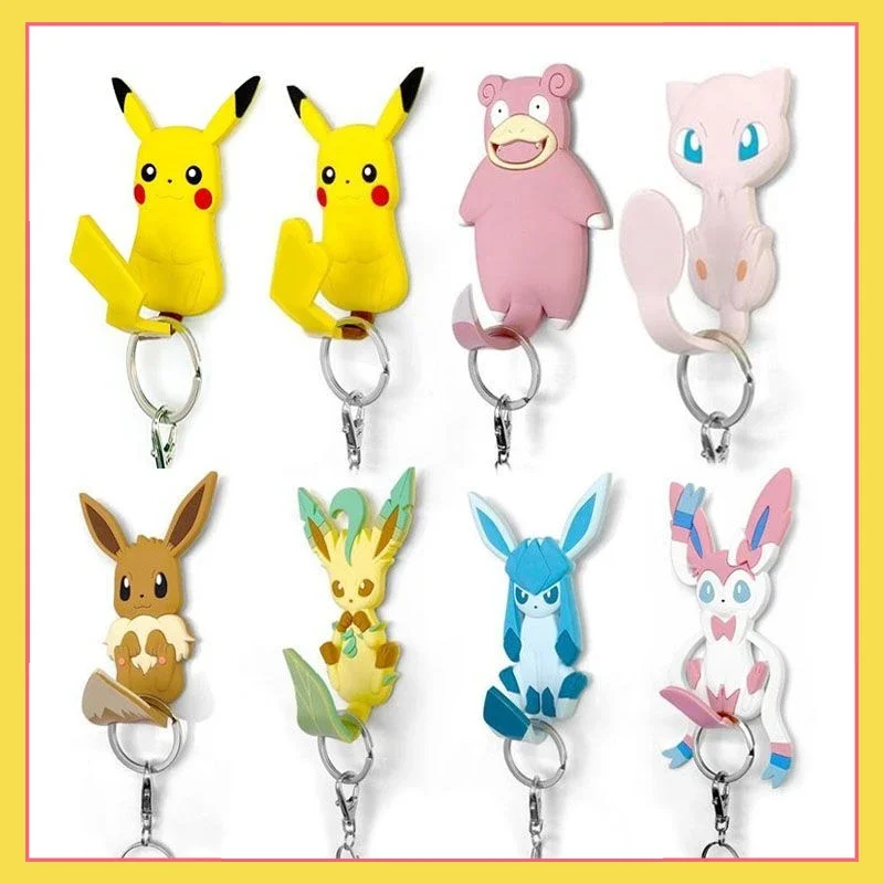 Необычный крючок в стиле аниме с рисунком Пикачу домашний бесшовный симпатичный