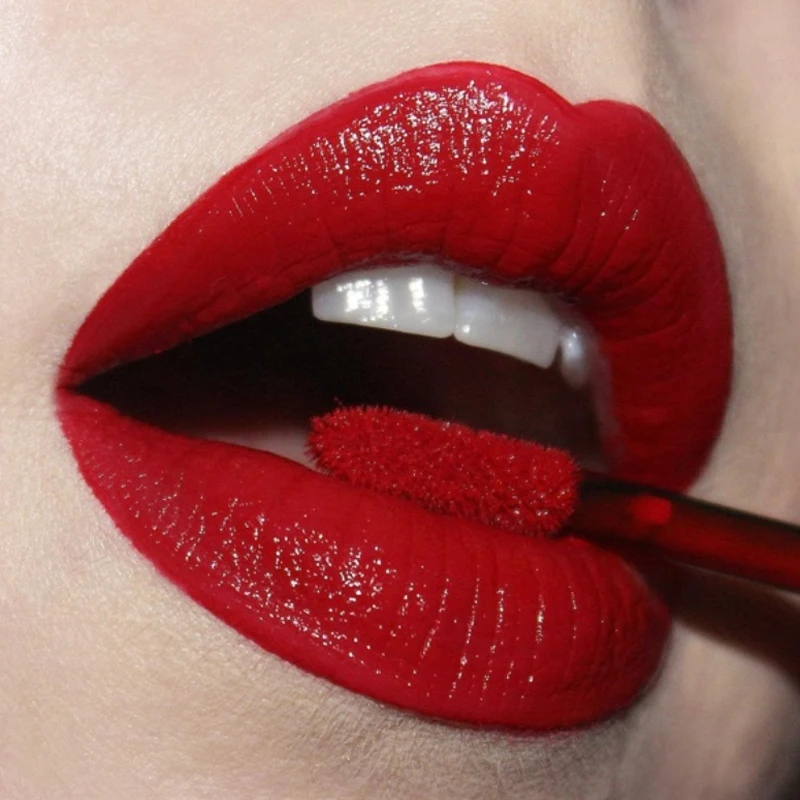 

Mirror Moisturizing Lip Gloss Waterproof Matte Lip Glaze Sexy Red Liquid Lipstick Long-lasting Nourishing Natural Lips Makeup