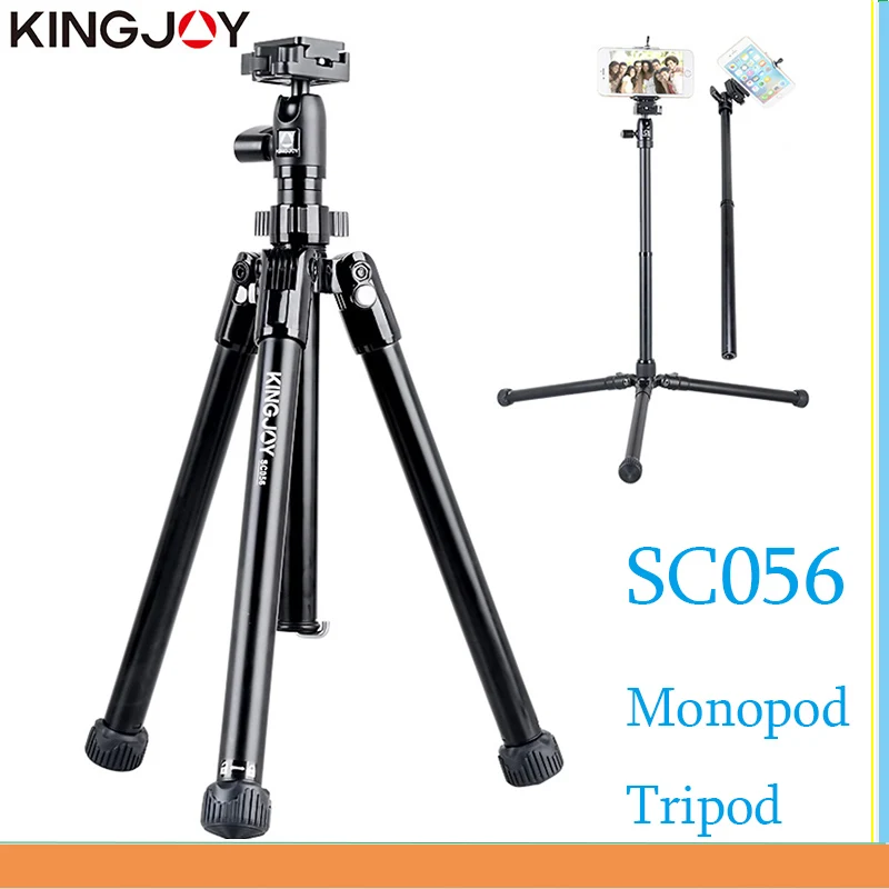KINGJOY SC056 Mini Tripod Camera Professional Flexible Tripod With Selfie Stick Holder Tripod For Phone Gorillapod Mobile Tripod