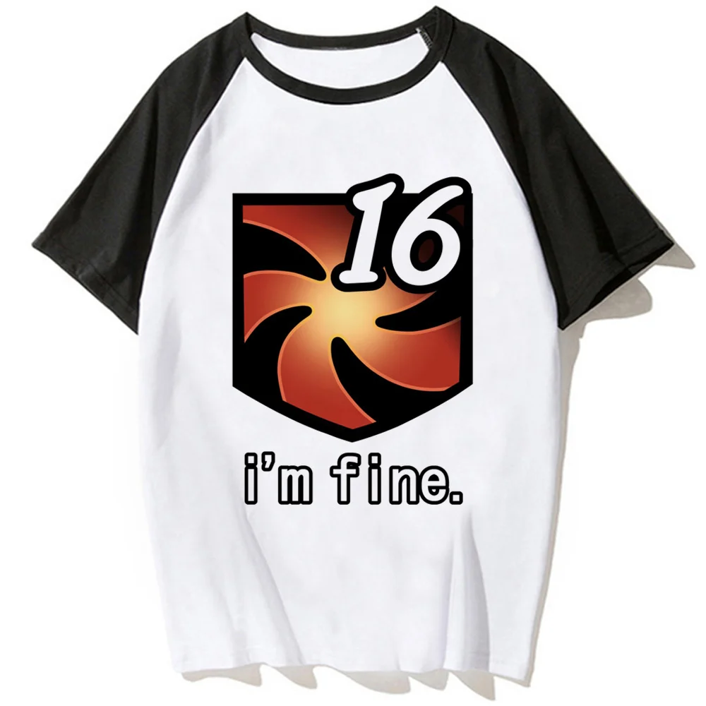 

I'm Fine top women streetwear manga funny Tee girl manga harajuku clothing