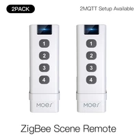 moeshouse tuya smart tuya zigbee 4gang remote portable alexa compatible smart home automation smart home gadgets smart life