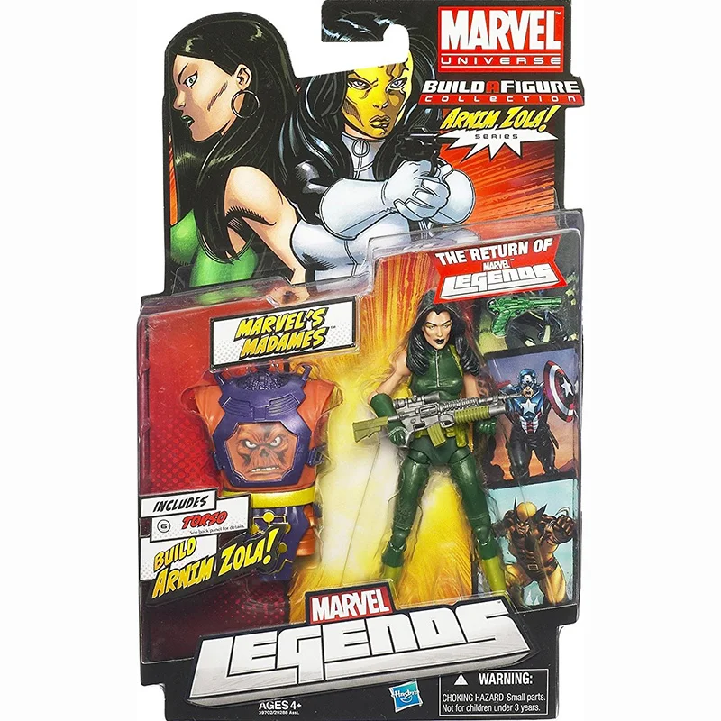 

Original 6inch Marvel Legends Arnim Zola Series Madame Viper Collection Action Figure toys [Green Suit Variant]