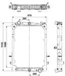 

58280 for engine water radiator 85 CF FA / 85 CF FA / 85 CF FAD / 85 CF FAD / 85 CF FAD / 85 CF/85 CF FAS / 85