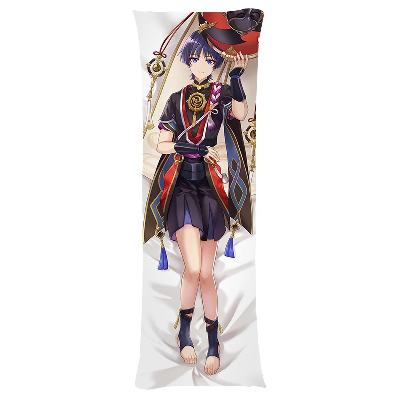 Аниме Genshin Impact Scaramouche Kunikuzushi Подушка Dakimakura чехол Balladeer обнимающее тело