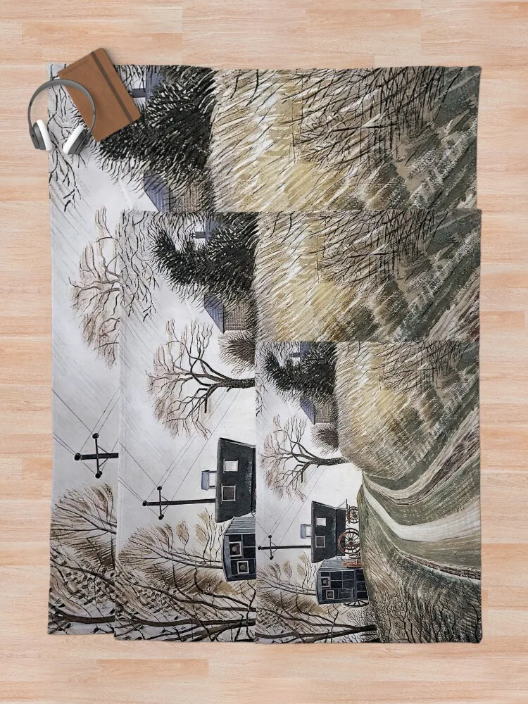 Эрик Войлизный Peintre Равильская гравюра sur bois Равительный арт. Плед декоративное