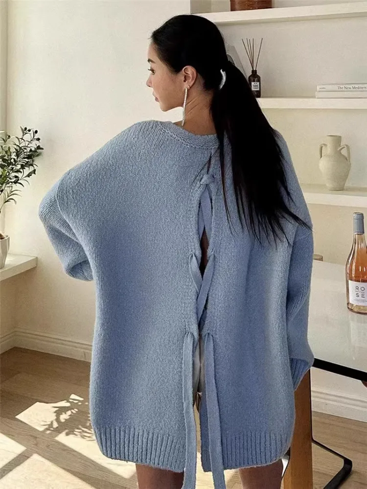 Свитер Korobov в южнокорейском стиле осенне-зимние нишевые дизайнерские пуловеры с