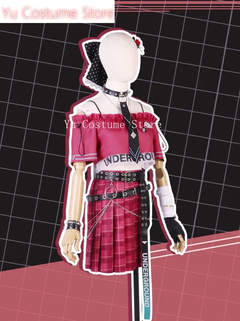 ЮйКостюм Аниме! Игровой костюм Vtuber Isigami Nozomi прекрасная униформа карнавальный на