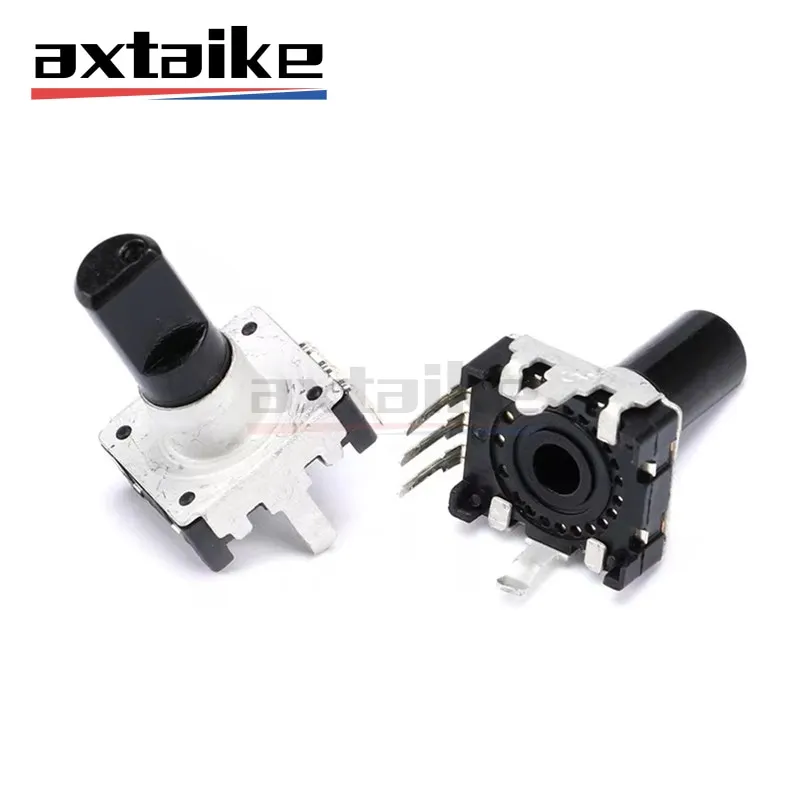 5 шт. EC12 E12 звуковой кодировщик звука 360 градусов Вращающаяся ручка длина 15 мм 3 + 2 контакта цифровой импульсный переключатель