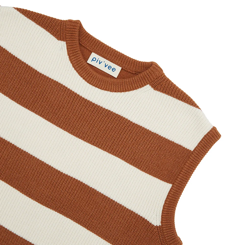 V-Neck Pullover Tops Female Outerwear Women Knitted Sweater Vest 2022 Spring Autumn Short Loose Vintage Sweater Sleeveless