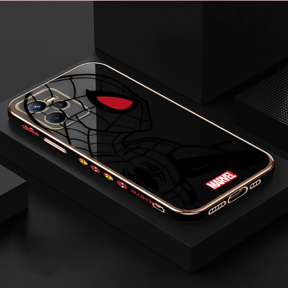 Гладкий Чехол с рисунком Железного Человека-паука Marvel Line E-TPU чехол для телефона