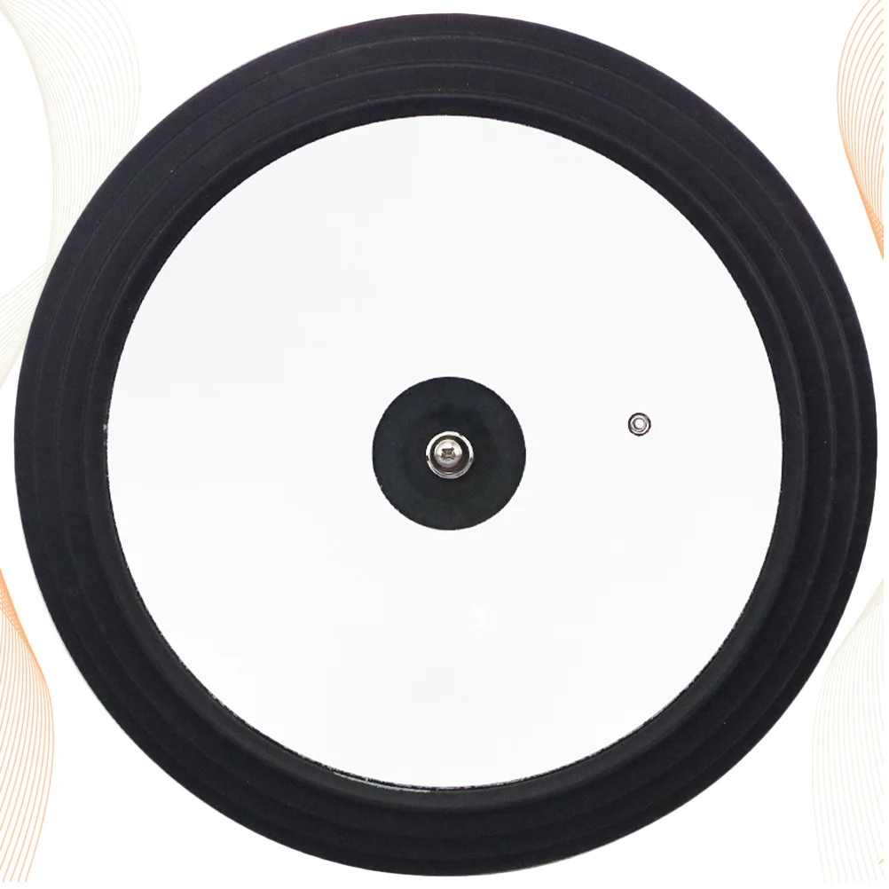 

Universal Cooking Pot Lid Anti- scald Frying Pan Cover Tempered Glass Pot Protector Lid Cover with Rim for 26CM 28CM