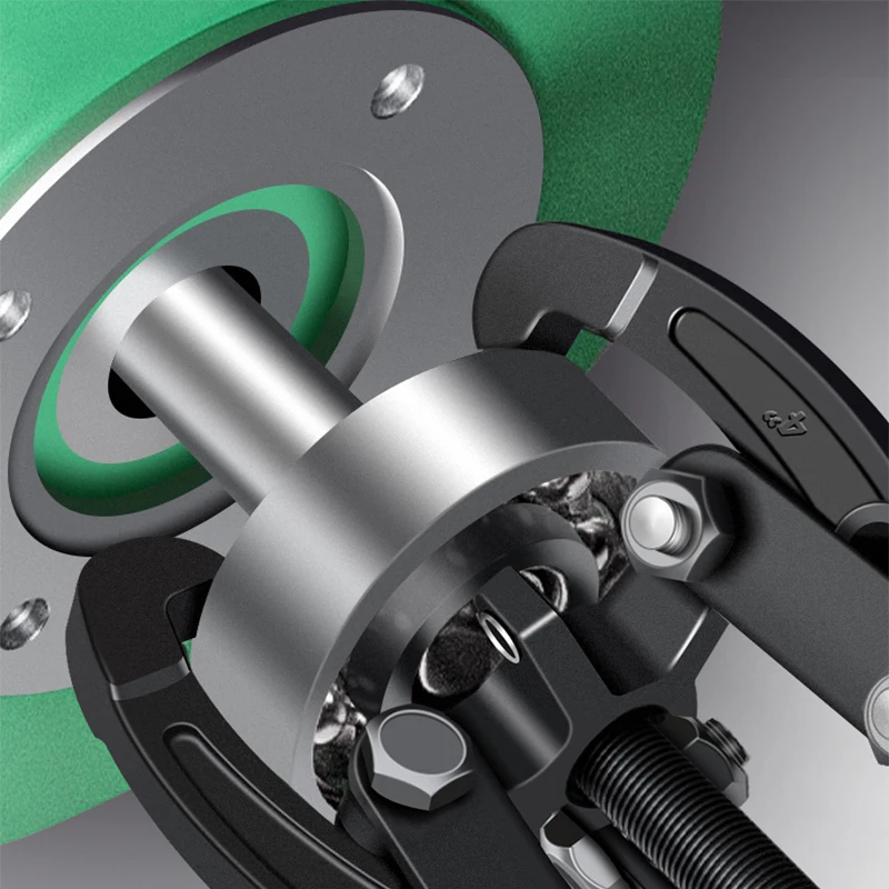 Фото Профессиональный съемник подшипников шестерен 3/4/6 дюймов, реверсивный съемник 2/3 челюстей для стиральной машины с маховиком шкива №5