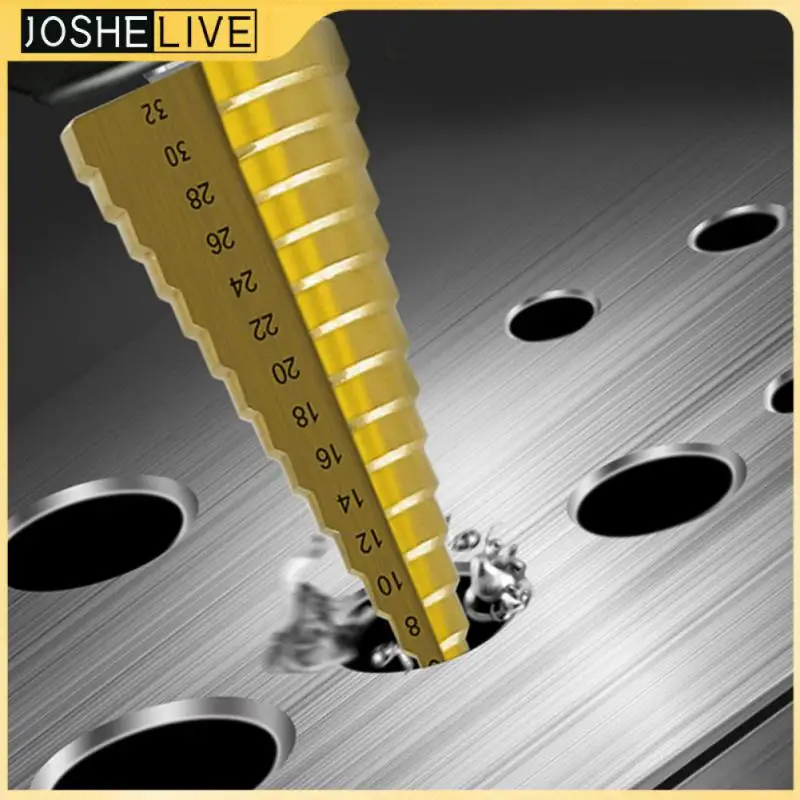 

Hardness Drilling Tools Set Cone High Strength Two Flute Drill Bit Set High Speed Steel Drilling Power Tools Wood Hole Cutter