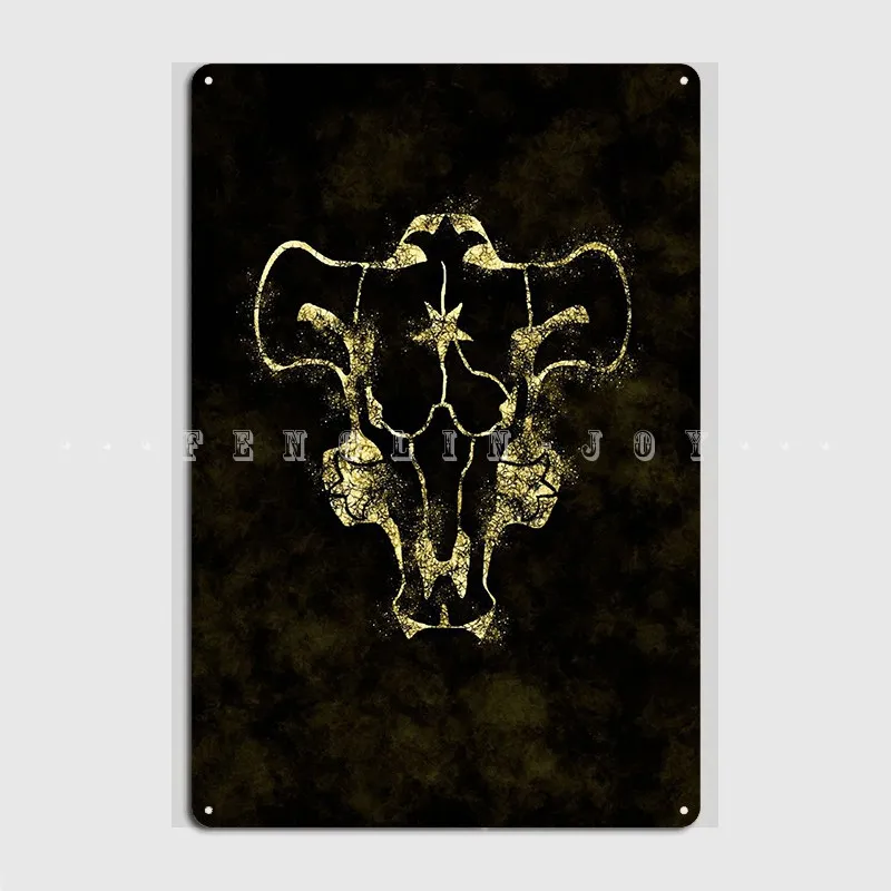 

The Blacks Bulls Metal Sign Club Home Mural Vintage Wall Decor Tin Sign Posters