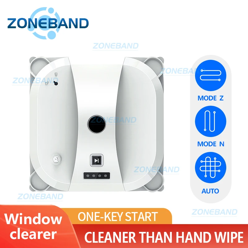 Робот-мойщик окон ультратонкий магнитный прибор для мойки с защитой от падения