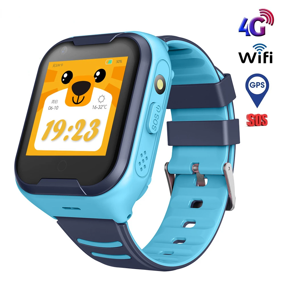 

4G Kids Smart Watch GPS Wifi Ip67 impermeabile 650Mah batteria grande Display da 1.4 pollici fotocamera scatta Video Smartwatch