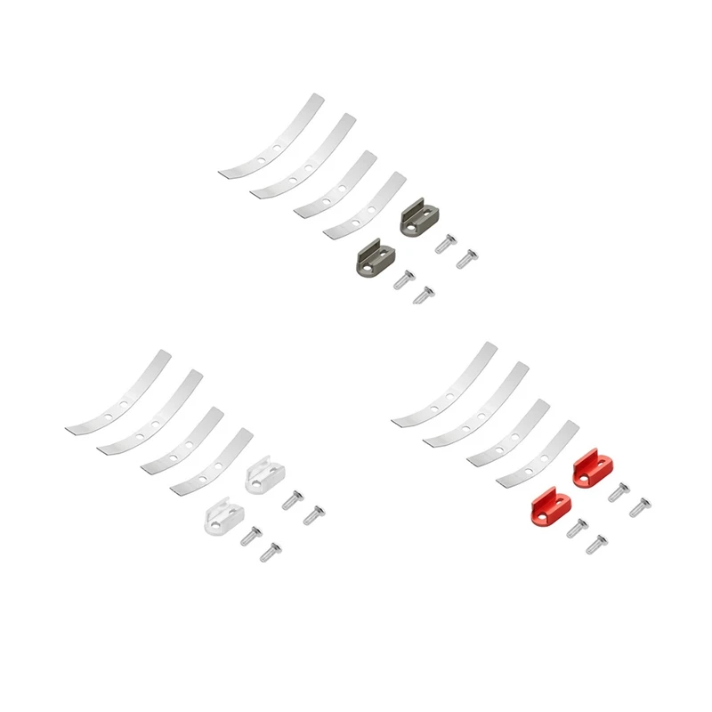 2 комплекта стальных амортизаторов листовые пружины подвеска для WPL D12 B16 B36 B14 B24