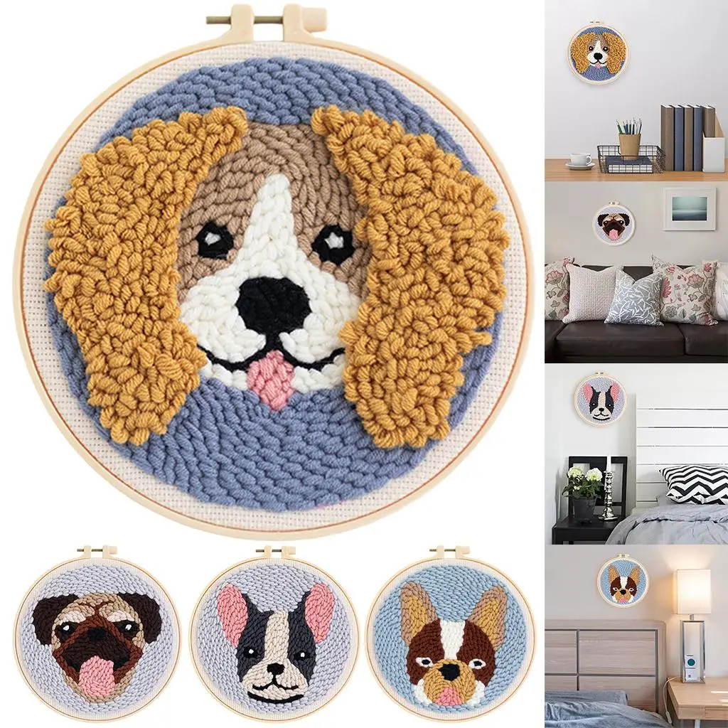 Набор для вышивания собак — полный набор всех уровней навыков