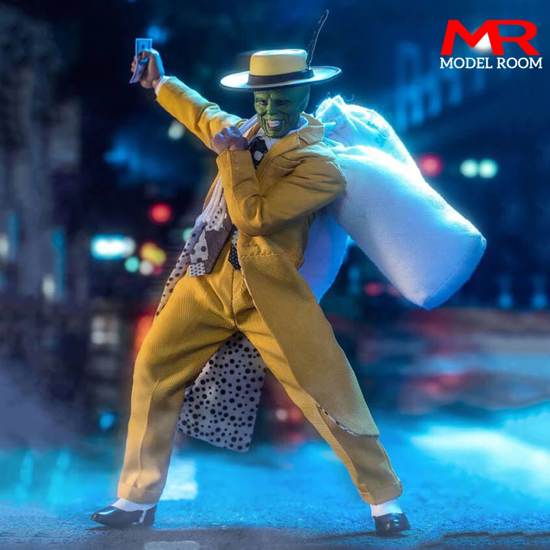Juguetes mágicos MT2101 1/12, la máscara de Jim Carrey, modelo de figura de acción de 6 '', cuerpo de soldado, conjunto completo, juguete coleccionable