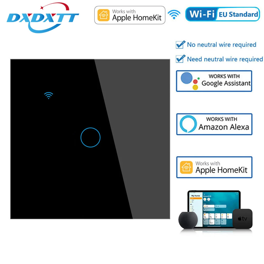 

BONDA HomeKit умный выключатель WiFi сенсорный 220В