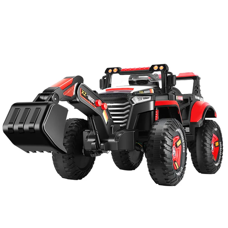 

Children's Excavator Oversized Engineering Vehicle Jeep Truck Truck Boy Toy Car Remote Control Can Sit And Ride Excavator