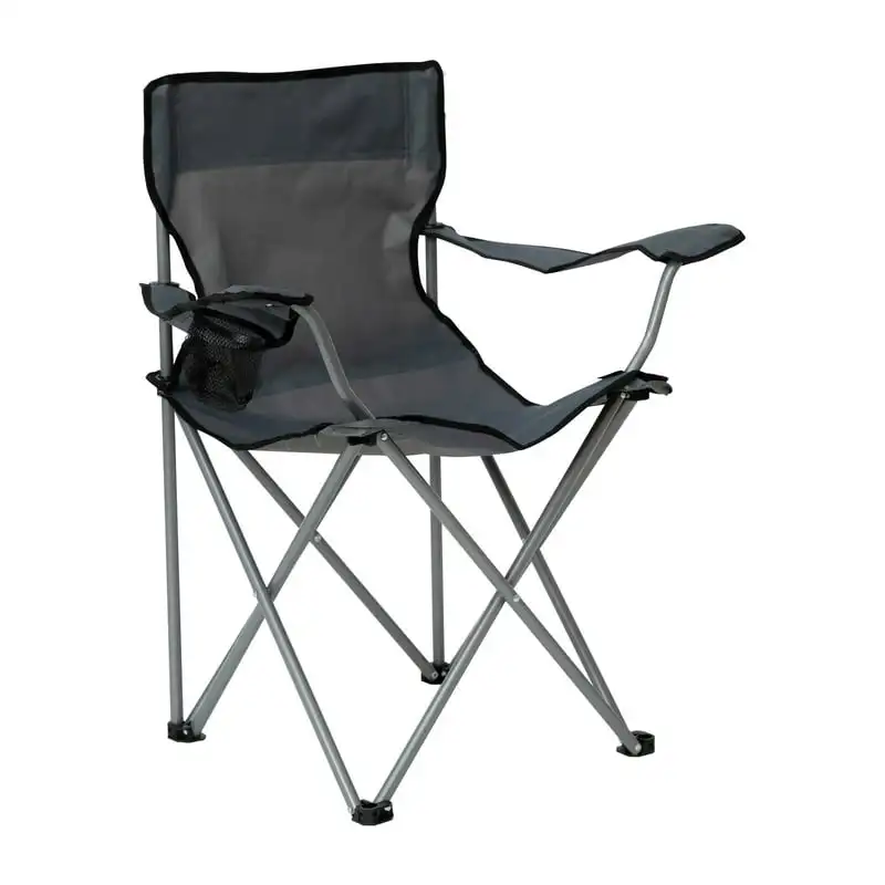 

Camping Chair, Gray Baitcasting Fishing accessories Ultralight camping chair Fishing rods Folding stool Camping stool Tenkara ro