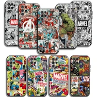 marvel avengers us phone cases for samsung galaxy s22 plus s20 s20 fe s20 lite s20 ultra s21 s21 fe ultra funda coque