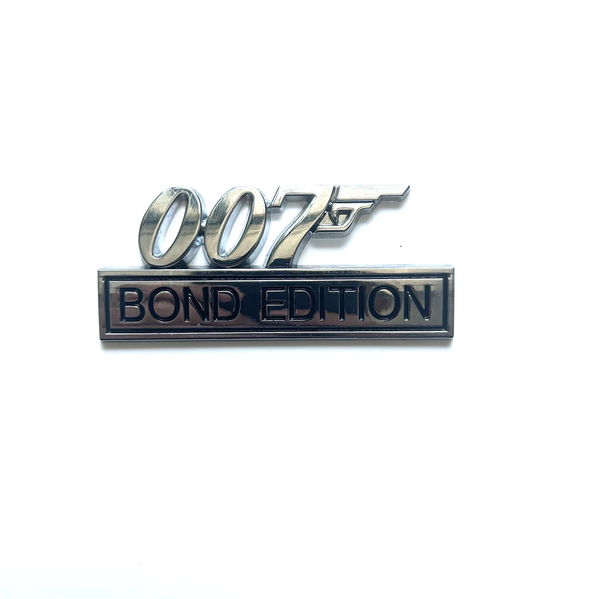 

007 Bond Edition, металлические наклейки для автомобиля, значки для украшения двери багажника автомобиля, значки 007, логотипы, автомобильные наклейки, украшение для мотоцикла