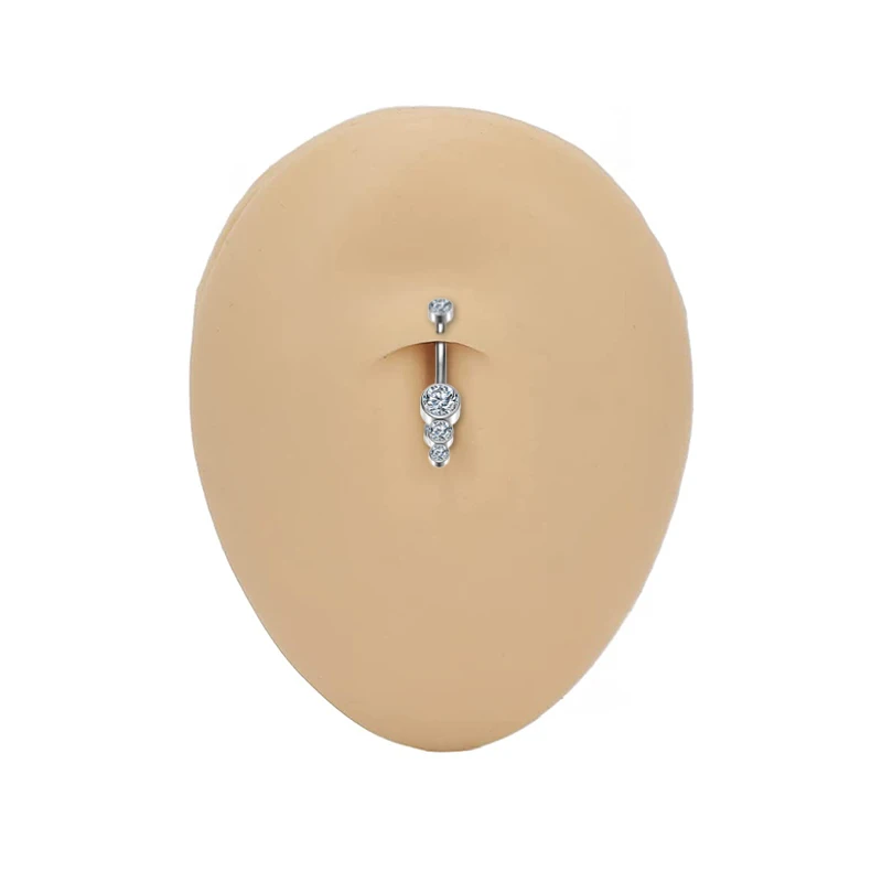 

belly button piercing G23 Titanium sexy Zircon Navel Piercing helix Industrial body Jewelry Woman accesories jewelry wholesale