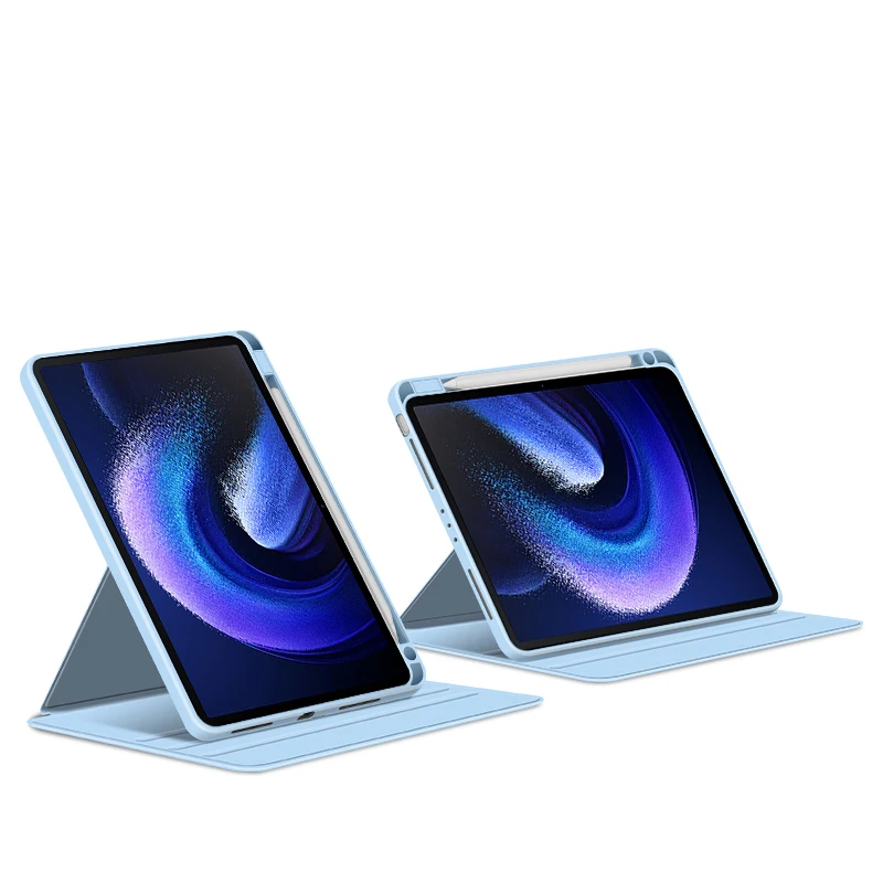 Фото Вращающийся на 360 градусов чехол для смарт-планшета для Xiaomi Pad 6 MiPad 6 Pro 2023 11 дюймов с подставкой для карандашей, чехол-подставка №5
