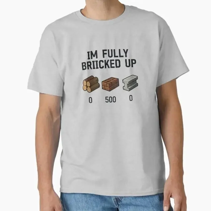 Фото Футболка Im Fully Bricked Up Classic, сделано в США, размеры AUS S-2XL №1